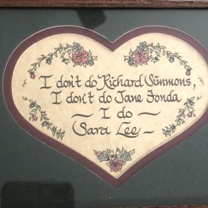 Vintage Framed Quirky Saying